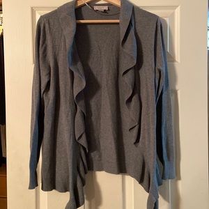 Loft gray cardigan